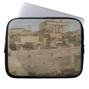 Ansicht des Parthenons vom Propylaea, Platte 7 Laptopschutzhülle