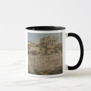Ansicht des Parthenons vom Propylaea, Platte 7 Tasse