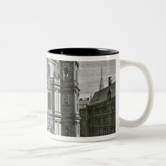 Ansicht des Peterskirche Zweifarbige Tasse (Rechts)