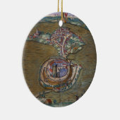 Ansicht des Platzes de Louis le großartig, mit Keramikornament (Rechts)