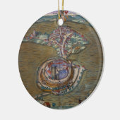 Ansicht des Platzes de Louis le großartig, mit Keramikornament (Links)