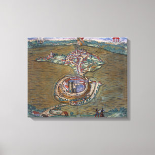 Ansicht des Platzes de Louis le großartig, mit Leinwanddruck