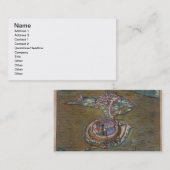 Ansicht des Platzes de Louis le großartig, mit Visitenkarte (Vorne/Hinten)