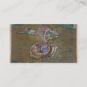 Ansicht des Platzes de Louis le großartig, mit Visitenkarte (Rückseite)