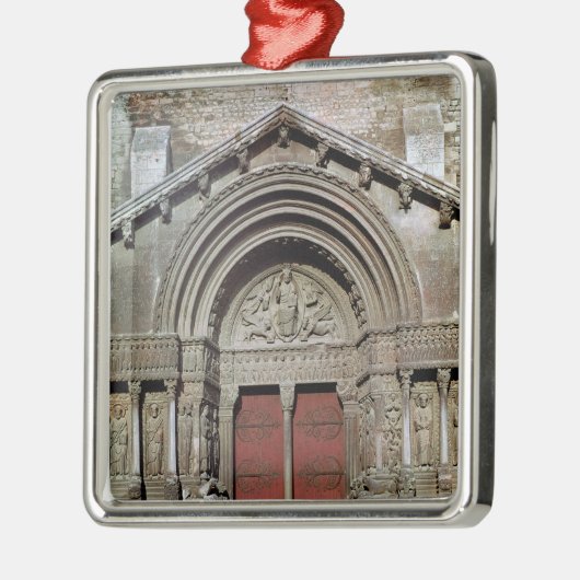 Ansicht des Portals Silbernes Ornament (Links)