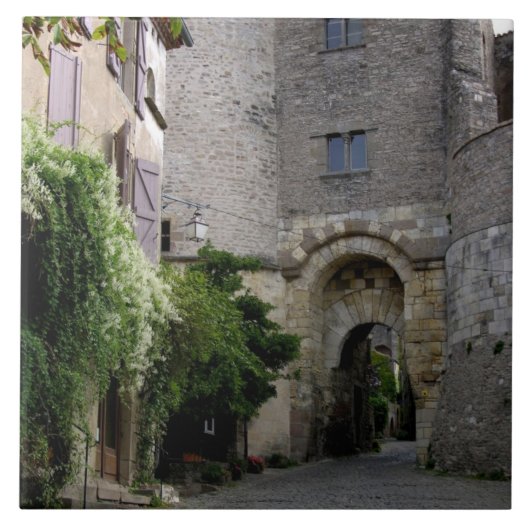Ansicht des Porte DES Ormeaux (Foto) Fliese (Vorderseite)