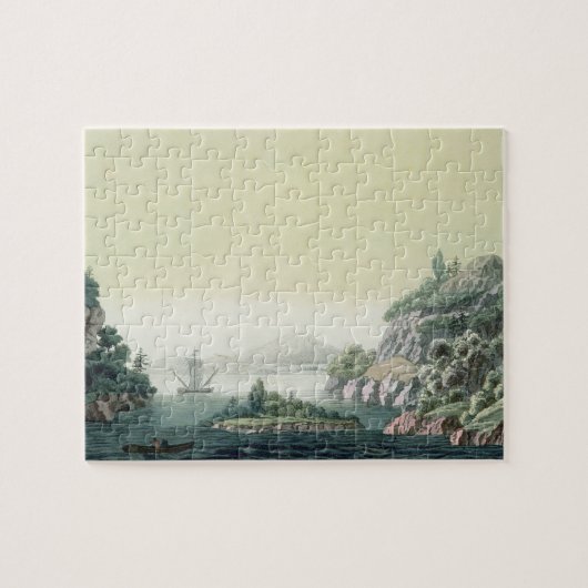 Ansicht des Potomacs nahe Mount Vernon (colou Puzzle (Horizontal)