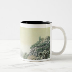 Ansicht des Potomacs nahe Mount Vernon (colou Zweifarbige Tasse