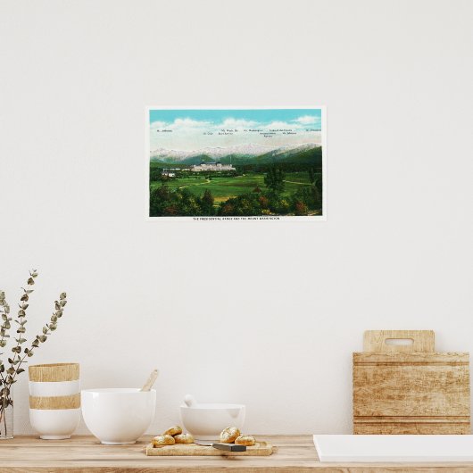 Ansicht des Präsidentenbereichs # 3 Poster (Küche)