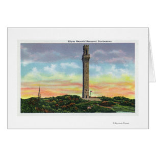 Ansicht des Provincetown Pilger-Denkmal-Monuments