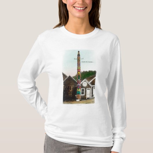 Ansicht des Raben TotempoleWrangell, AK T-Shirt (Vorderseite)