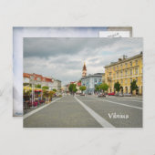 Ansicht des Rathauses, Vilnius Litauen Postkarte (Vorne/Hinten)