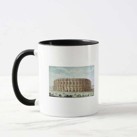 Ansicht des römischen Amphitheatre Tasse (Links)