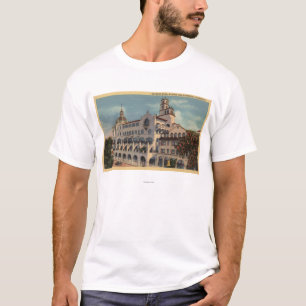Ansicht des Rundbauflügels am Auftrag-Gasthaus T-Shirt