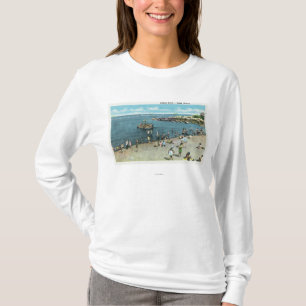 Ansicht des Salem-Weide-Strandes T-Shirt