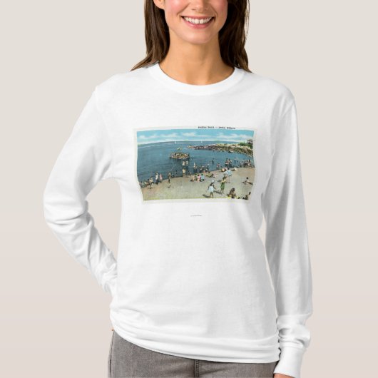 Ansicht des Salem-Weide-Strandes T-Shirt (Vorderseite)