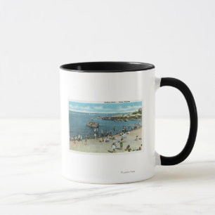 Ansicht des Salem-Weide-Strandes Tasse