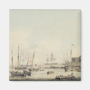 Ansicht des Schloss-Kornetts, Guernsey, mit Magnet