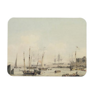Ansicht des Schloss-Kornetts, Guernsey, mit Magnet
