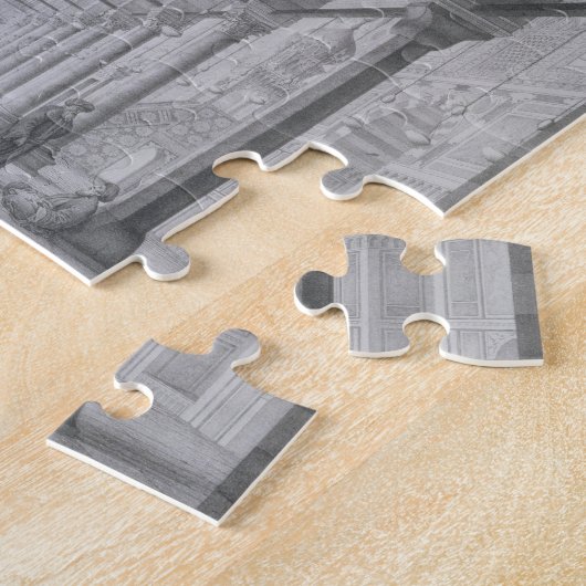 Ansicht des Schongebiets der Moschee von Moyed, Puzzle (Seite)