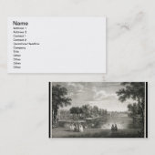 Ansicht des Sees vom Mitte-Weg im Garde Visitenkarte (Vorne/Hinten)