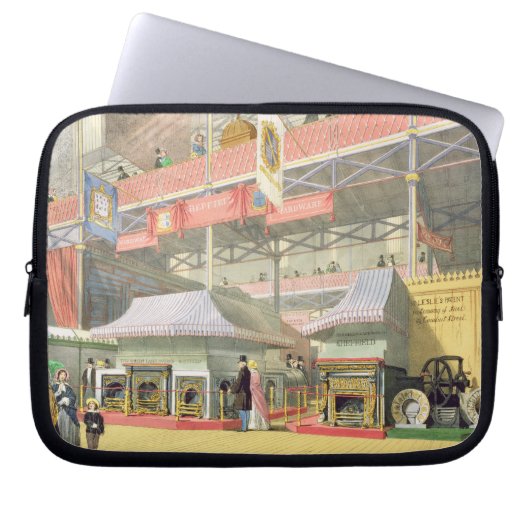 Ansicht des Sheffield-Hardware-Stands und des Laptopschutzhülle (Vorderseite)