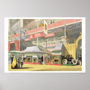 Ansicht des Sheffield-Hardware-Stands und des Poster