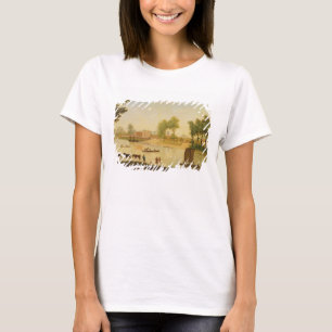 Ansicht des Shepperton auf der Themse, nachher T-Shirt