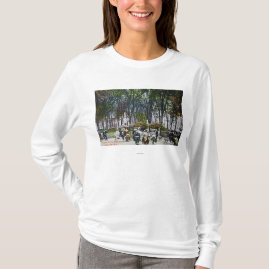 Ansicht des sichelförmigen Parks T-Shirt (Vorderseite)