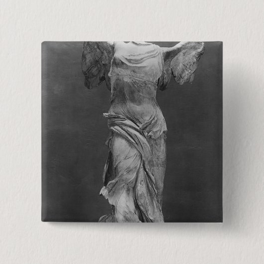 Ansicht des Sieges Samothrace im Louvremuseum Button (Vorderseite)