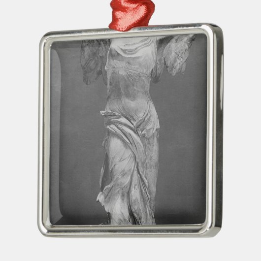 Ansicht des Sieges Samothrace im Louvremuseum Silbernes Ornament (Links)