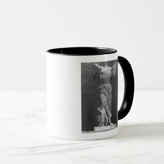 Ansicht des Sieges Samothrace im Louvremuseum Tasse (VorderseiteRechts)