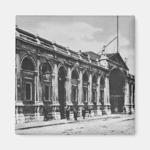 Ansicht des Smithfield-Fleisch-Marktes, c.1905 Magnet