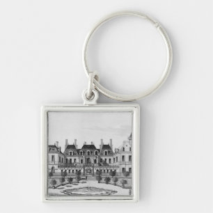 Ansicht des Soissons Hotels in Paris Schlüsselanhänger