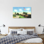 Ansicht des South Battery and Flag Bastion Leinwanddruck (Insitu (Schlafzimmer))