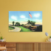 Ansicht des South Battery and Flag Bastion Leinwanddruck (Insitu (Wohnzimmer))