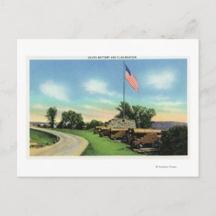Ansicht des South Battery and Flag Bastion Postkarte