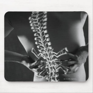 Ansicht des spinalen Akkords Mousepad