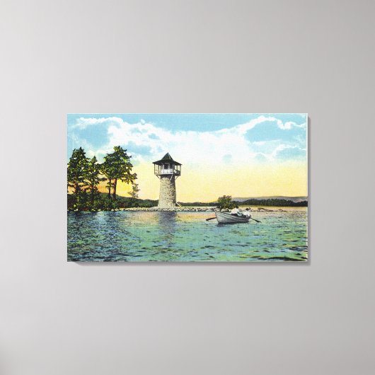 Ansicht des Spindle Point Observatoriums, des Leinwanddruck (Vorderseite)