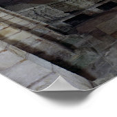 Ansicht des St. Paul's Crypt, c.634 AD Poster (Ecke)