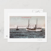 Ansicht des Steamer ElizabethBandon, OR Postkarte (Vorne/Hinten)