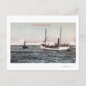 Ansicht des Steamer ElizabethBandon, OR Postkarte (Vorderseite)