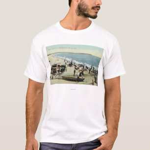 Ansicht des Strand-und Lehm-Kopfes T-Shirt