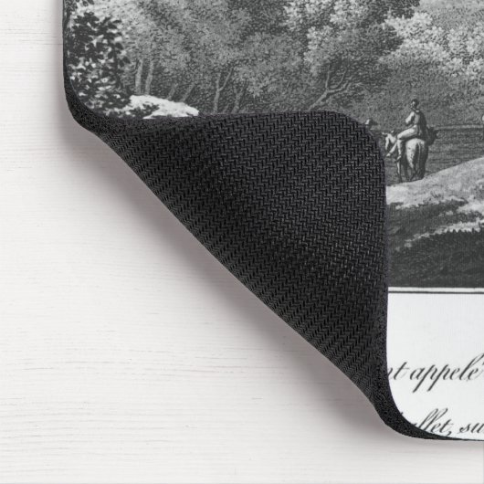 Ansicht des Stromes bekannt als La Sanguese Mousepad (Ecke)