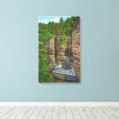 Ansicht des Tabellenrocks Leinwanddruck (Insitu (Holzboden))