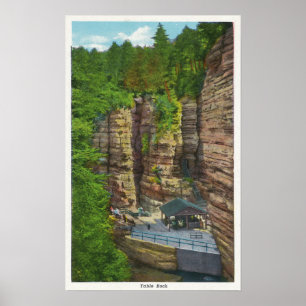 Ansicht des Tabellenrocks Poster