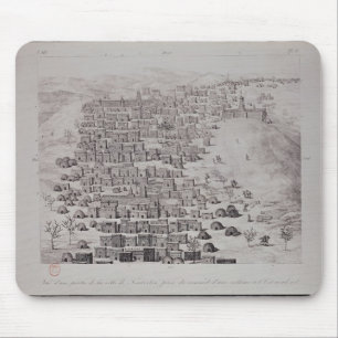 Ansicht des Teils der Stadt von Timbuktu von einem Mousepad