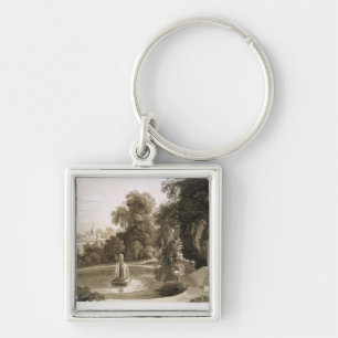 Ansicht des Tempels von Suryah und des Brunnens Schlüsselanhänger