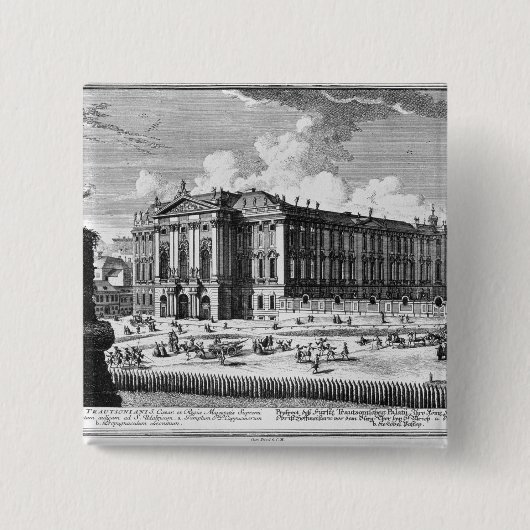 Ansicht des Trautson Palastes errichtet für Button (Vorderseite)