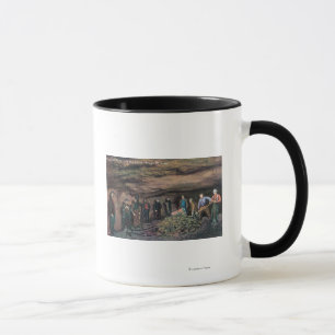 Ansicht des Treadwell Bergwerk-Goldes Tasse